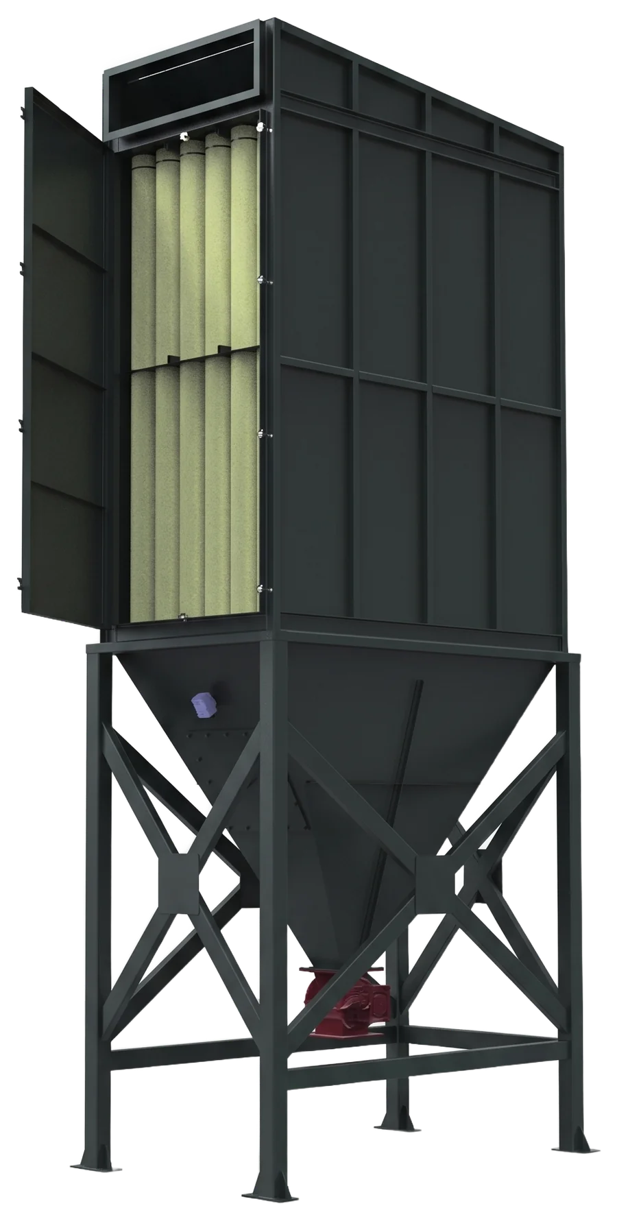 Asiafilter dust extraction unit with filter bags