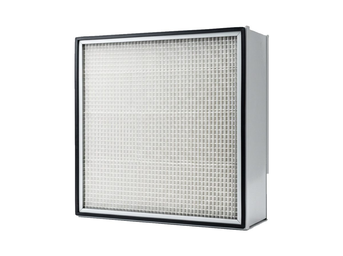 Alyuminiy separatorli HEPA Deep-Pleat mutlaq filtri